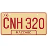 Replica CNH 320 Hazzard license plate from The Dukes of Hazzard