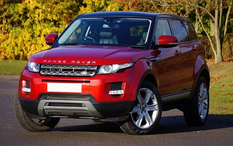 Modern SUV front grille where sensors and cameras are often located