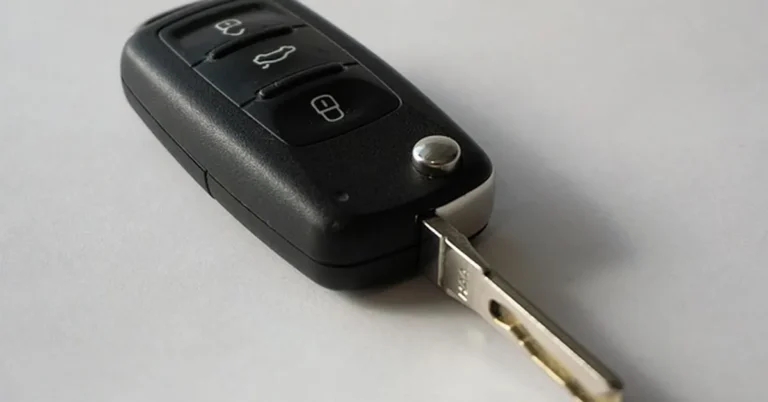 Car key handed over during a car loan takeover