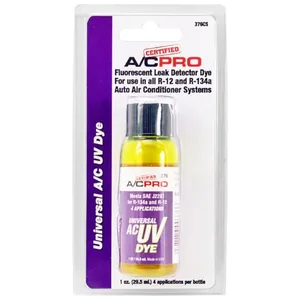InterDynamics Certified A/C Pro Car Air Conditioner Leak Detector Dye