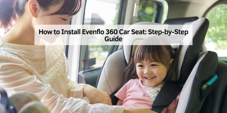How to Install Evenflo 360 Car Seat