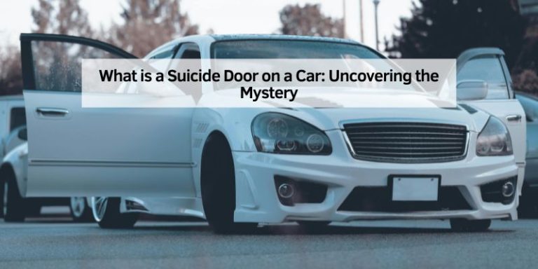 What is a Suicide Door on a Car