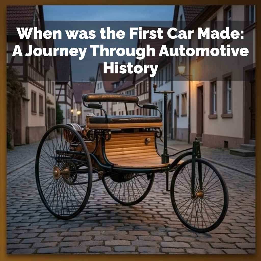 When was the First Car Made