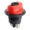 Red rotary battery master disconnect switch