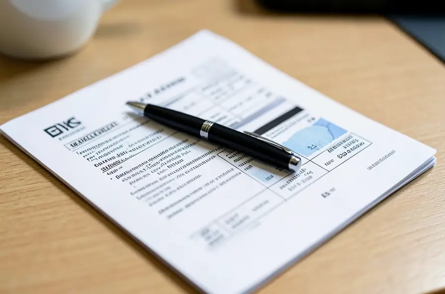 A credit report document, since credit score directly affects your car loan interest rate
