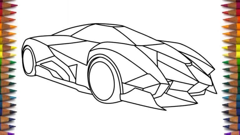 How to Draw a Cool Car