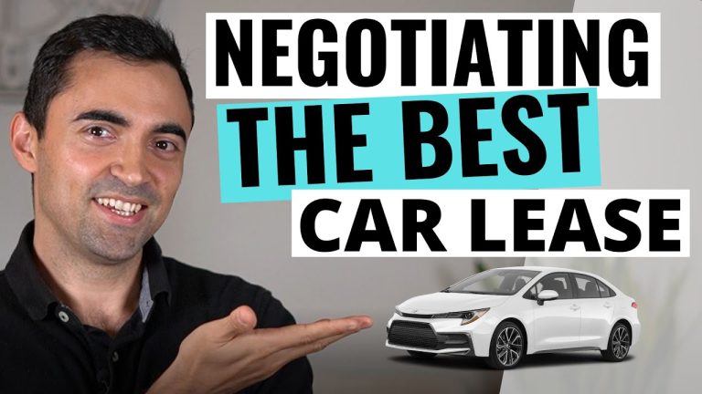 How to Negotiate Lease on Car