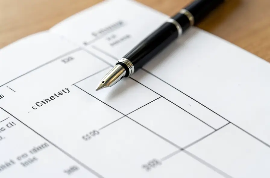 A car lease contract document, important to read closely before signing