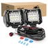 Nilight 60W LED light bar for improved night visibility