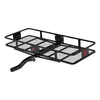 CURT folding hitch mount cargo basket carrier