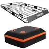 WEIZE steel rooftop cargo basket rack for crossbars
