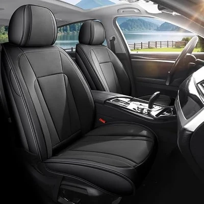 Custom Fit Seat Covers Full Set for Toyota Corolla, Black