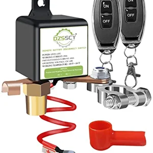 Remote battery disconnect kill switch