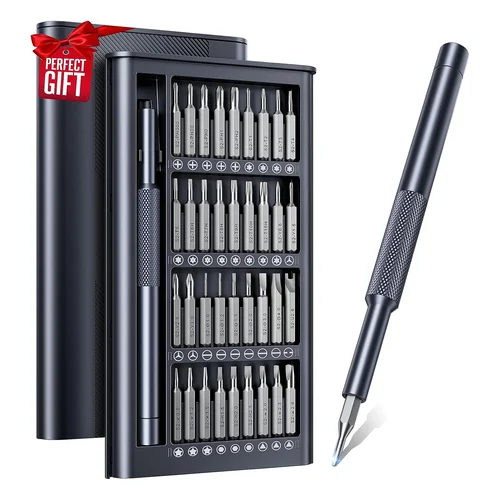 AXTH 37-in-1 Small Precision Screwdriver Set, Stocking Stuffers for Men | Professional S2 Magnetic Mini Repair Tool Kit 