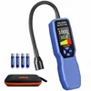 THIKPO handheld refrigerant leak detector with flexible gooseneck probe, LCD display and carry case