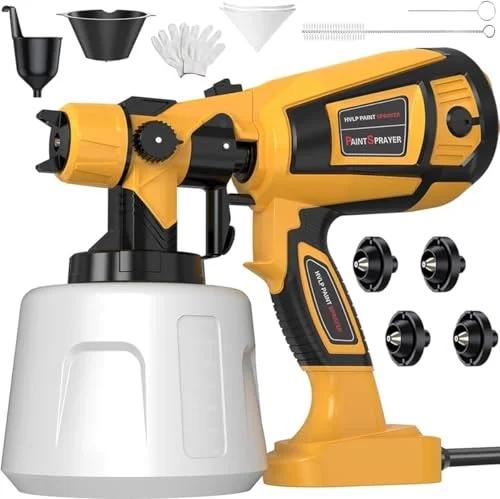 1000W HVLP paint sprayer with adjustable spray width knob