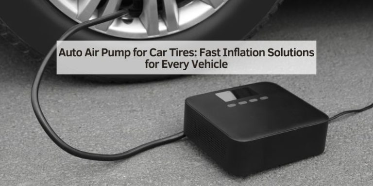 Auto Air Pump for Car Tires
