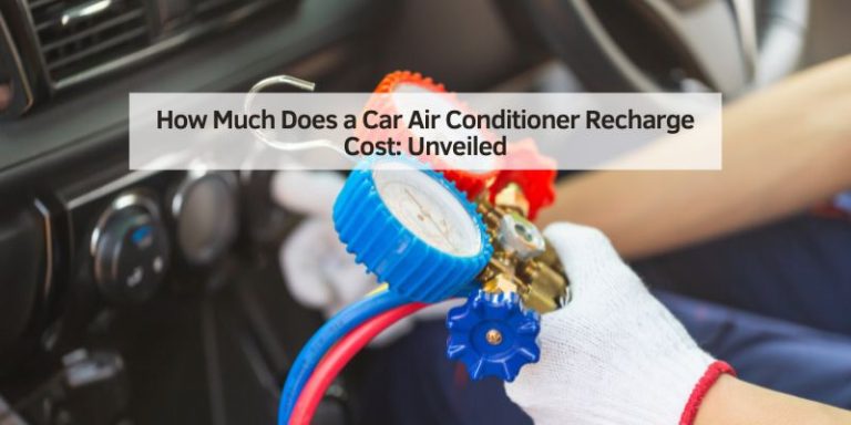 How Much Does a Car Air Conditioner Recharge Cost