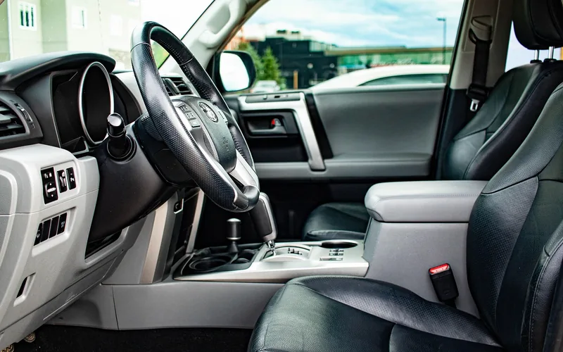 detailed car interior seats after a thorough cleaning session