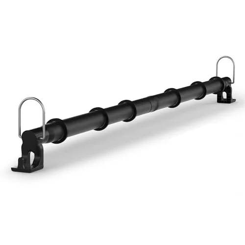 Qufiona Heavy Duty Car Clothes Hanger Bar 30-64 Inches - Wrinkle Free Telescopic Clothes Rack for Vehicles, SUV, Truck