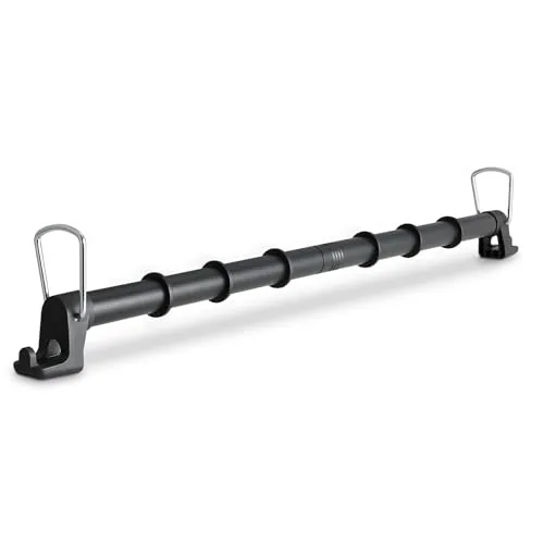 Car Clothes Hanger Bar, Adjustable Heavy-Duty Wrinkle-Free Hanger for Car Travel 30-62 Inches, Car Hanger Suitable for Sedans, SUVs, Pickups, and Most Other Vehicles, with 9 Anti-Slip Rubber Rings