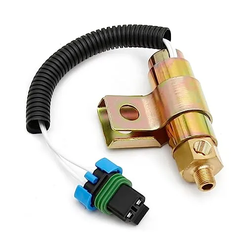 Anxingo A06-26631-000 Car Fan Clutch High Temperature Solenoid Air Valve Replaces A06-26631-000,740420,S-18706, 4810-01-441-0851, S-18232, F224904, 3551-298-C92, 3551-298-C, 740420E (Gold)
