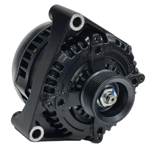 Mechman 260 Amp High Output Racing Alternator for GM truck LS brackets in black