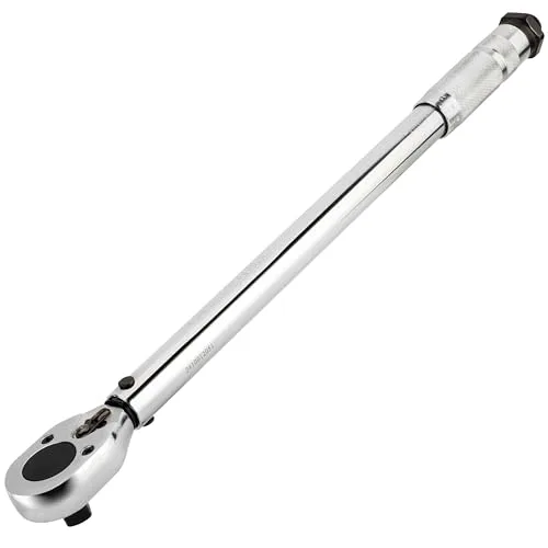 Powerbuilt half inch drive micrometer torque wrench for car wheel lug nuts