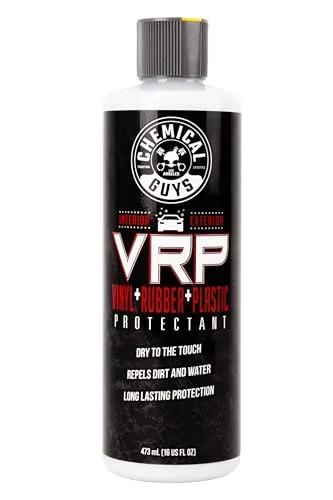Chemical Guys VRP Vinyl, Rubber and Plastic Non-Greasy Dry-to-the-Touch Long Lasting Super Shine Dressing for Tires, Trim and More, Safe for Cars, Trucks, SUVs, RVs & More, 16 fl oz