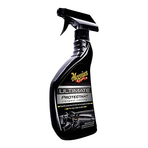 Meguiar's Ultimate Protectant, Exterior & Car Interior Protectant with UV Clear Coat Technology, Non-Greasy Formula for Shining and Protecting Vinyl, Rubber, and Plastic, 15.2 Oz Spray Bottle