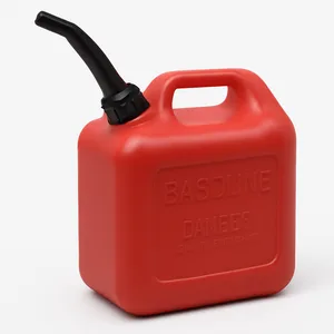 1-gallon portable red gas can for emergency fuel