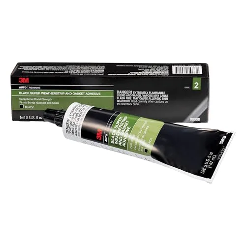 3M Super Weatherstrip and Gasket Adhesive 08008 black tube, 5 fl oz