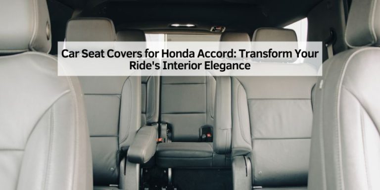 Car Seat Covers for Honda Accord