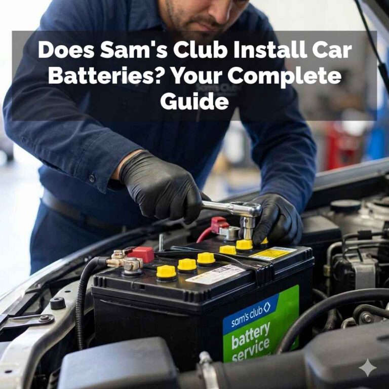 Does Sam's Club Install Car Batteries