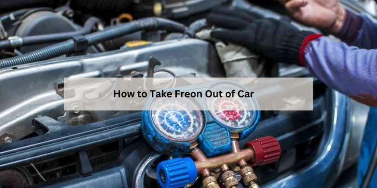 How to Take Freon Out of Car