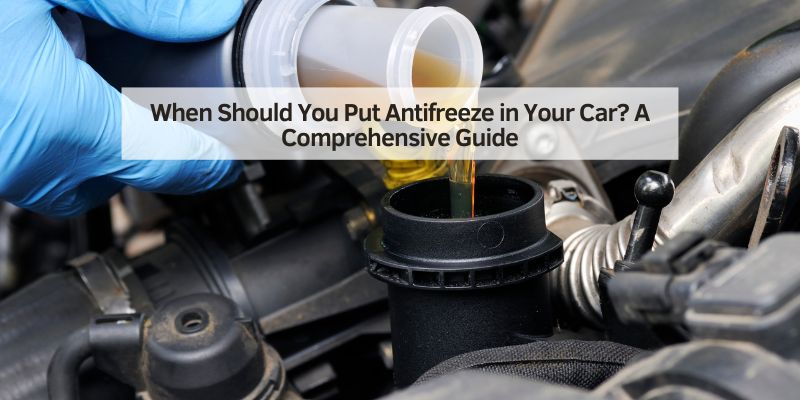 When Should You Put Antifreeze in Your Car