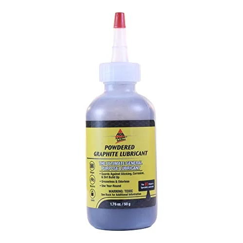 AGS Company Mr. Zip Extra Fine Dry Graphite Lubricant squeeze bottle with pointed applicator tip, 1.76oz