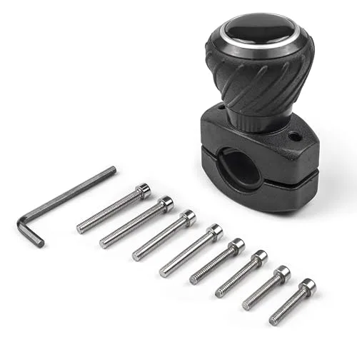Deluxe Steering Wheel Power Handle Spinner Knob - Universal Steering Wheel Fit for Cars, Trucks, Tractors, Mowers, Forklifts, etc