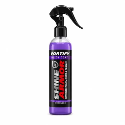 SHINE ARMOR Fortify Quick Coat ceramic waterless detailer spray bottle