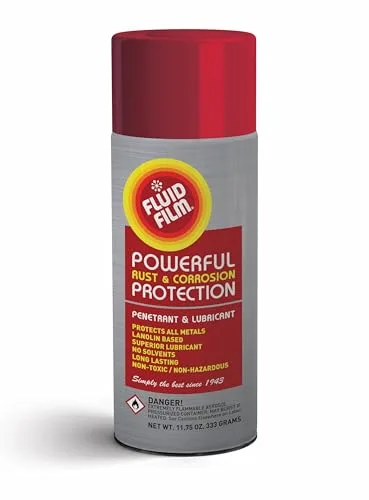 Fluid Film aerosol spray can for rust and corrosion protection