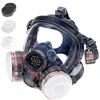 Full face respirator for paint fume protection