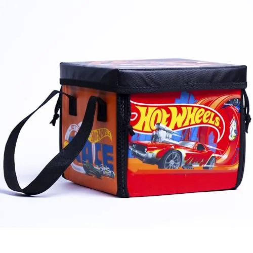 Hot Wheels ZipBin Ramp It Up carrying case with shoulder strap