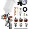 HVLP spray gun for automotive clear coat application