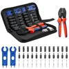 BougeRV Solar Crimper Tool Kit - Crimper, 12 Pairs Connectors, 2 Spann