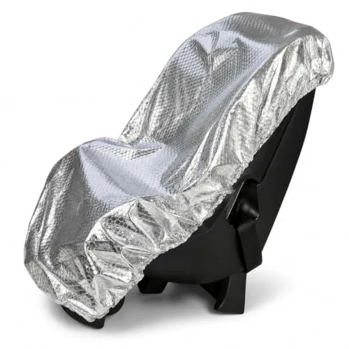 Car Seat Sun Shade Cover - Keep Your Baby's Carseat at a Cooler Temperature - Covers and Blocks Out Heat & Sun - Protection from UV Sunlight - Mommy's Helper