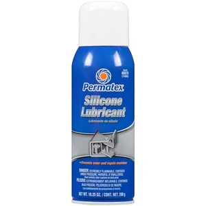 Permatex silicone spray lubricant aerosol can