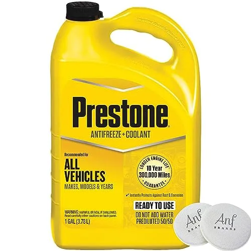 Prestone AF2100 1-gallon prediluted 50/50 antifreeze and coolant jug