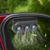 EOHMAK dual power solar and USB car window exhaust fan