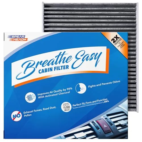 Spearhead Breathe Easy activated carbon AC and heater cabin air filter package