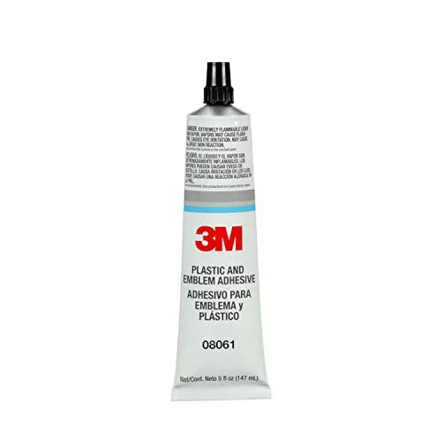 3M Plastic and Emblem Adhesive 08061 clear liquid glue 5 oz tube package